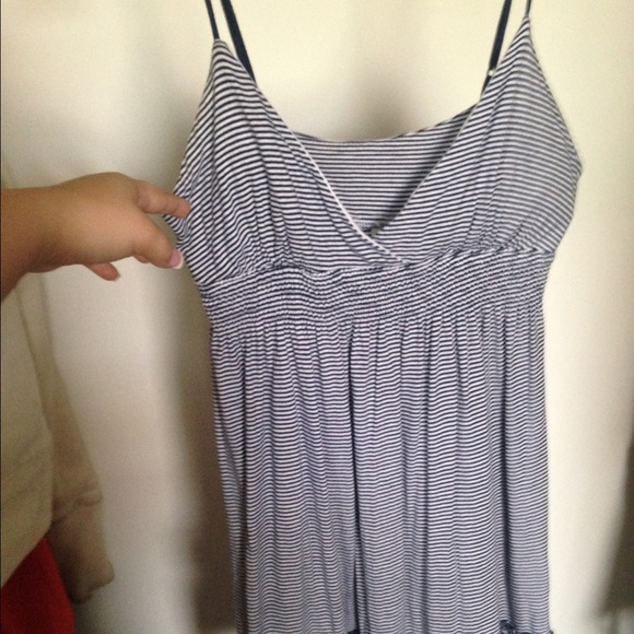 Victoria Secrets Pink blue stripped sundress