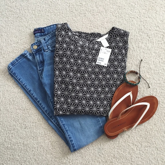 Geometric Print H&M Blouse