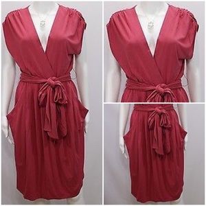 anthropologie pink dress, small, NWT