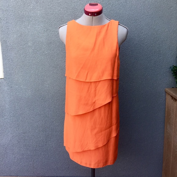 NWOT Zara Asymmetrical Flounce Dress - Picture 2 of 4