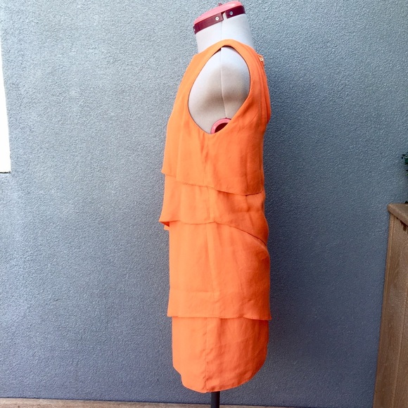 NWOT Zara Asymmetrical Flounce Dress - Picture 3 of 4