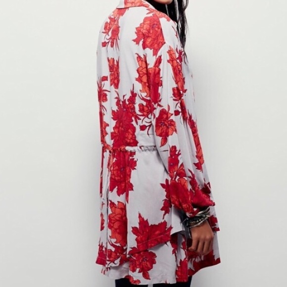 Free People floral shirt dress - Picture 2 of 4