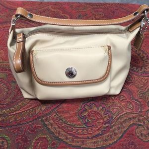Coach beige mini bag
