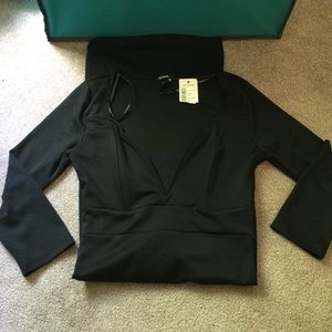 Love culture sweetheart neck black dress