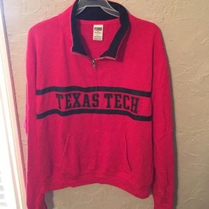 PINK Texas Tech pullover
