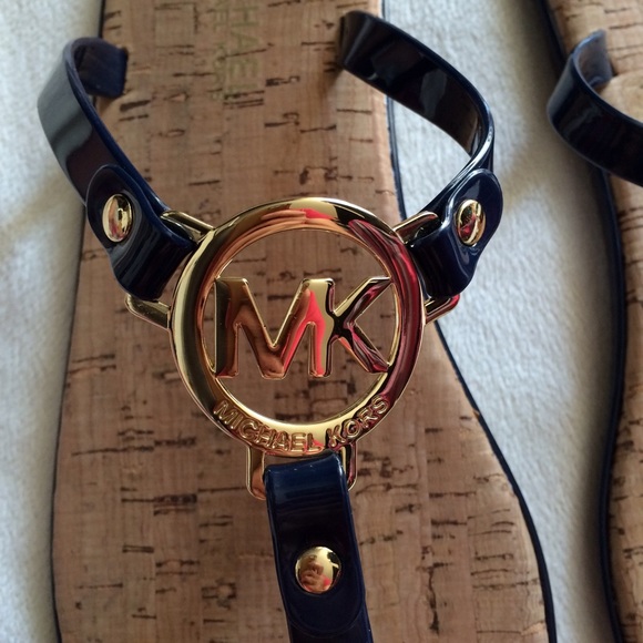 Michael Kors blue sandals! - Picture 2 of 3