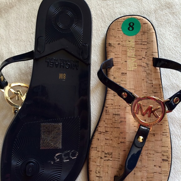 Michael Kors blue sandals! - Picture 3 of 3