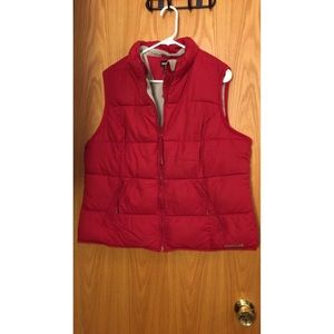 Red Puffy Vest