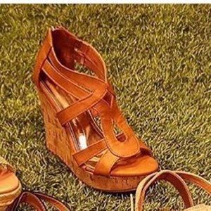 Cute brown wedges!