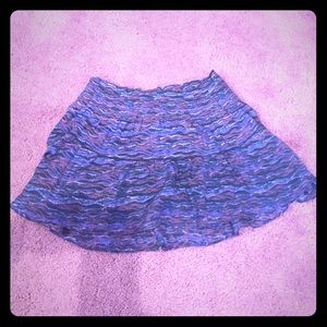Free People flare mini skirt