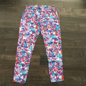 🎉SALE🎉 THEORY silk floral pants