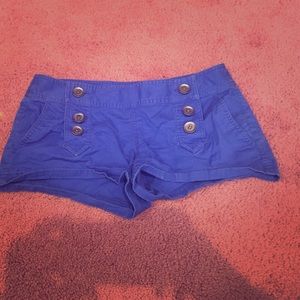 Express blue shorts