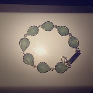 Kendra scoot chalcedony bracelet