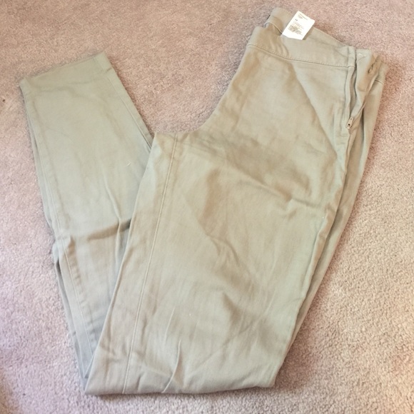 H&M tan skinnys