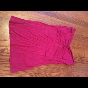 Pink tube top