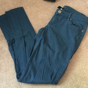 Express blue skinnys