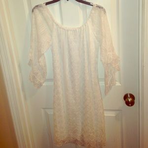 white lace dress💕💕