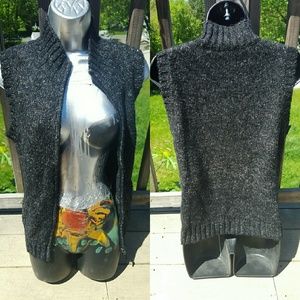 Orvis zip front sweater vest