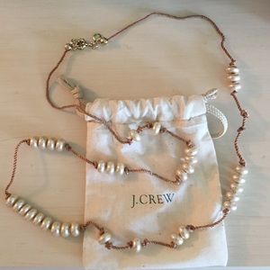 J. Crew Faux Pearl Rope Necklace