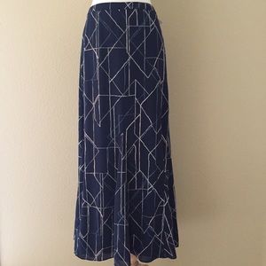 Banana Republic Navy Maxi Skirt