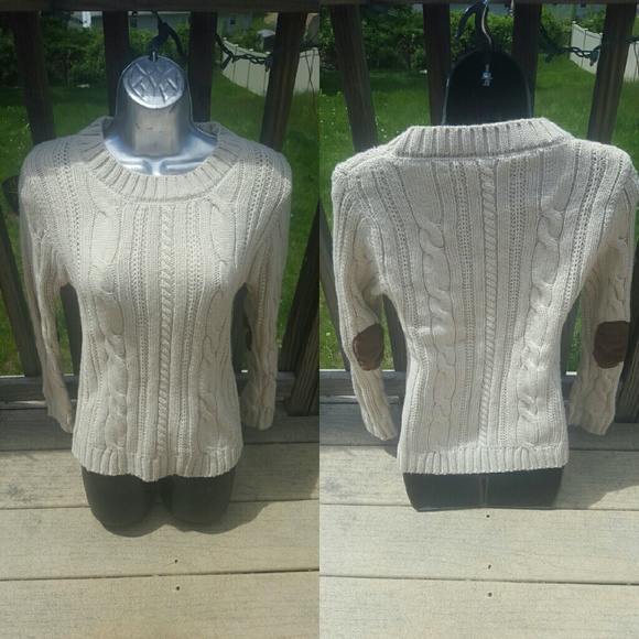 Cable knit sweater