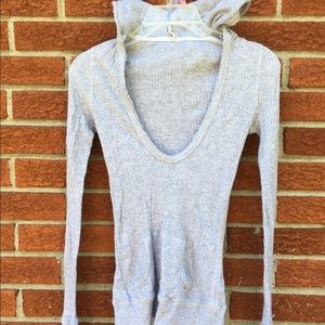 Soft grey hoodie