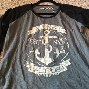 Vans T-shirt with anchor art.