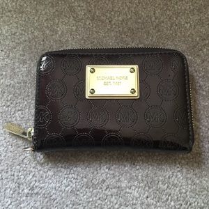 Micheal Kors maroon wallet