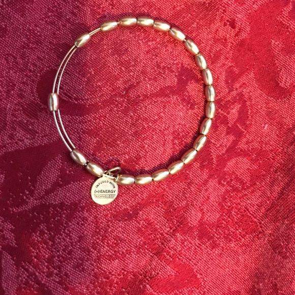 Alex & Ani energy gold bead bracelet