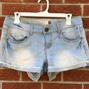 Lt blue jean shorts