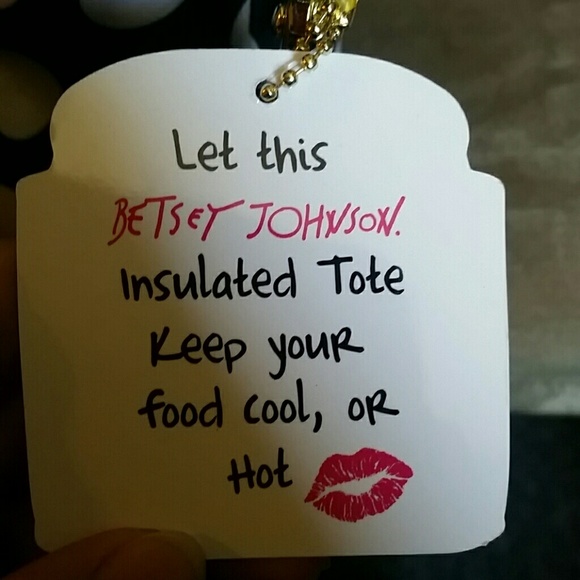 SOLD 💋Betsey Johnson lunch tote💋 - Picture 3 of 4