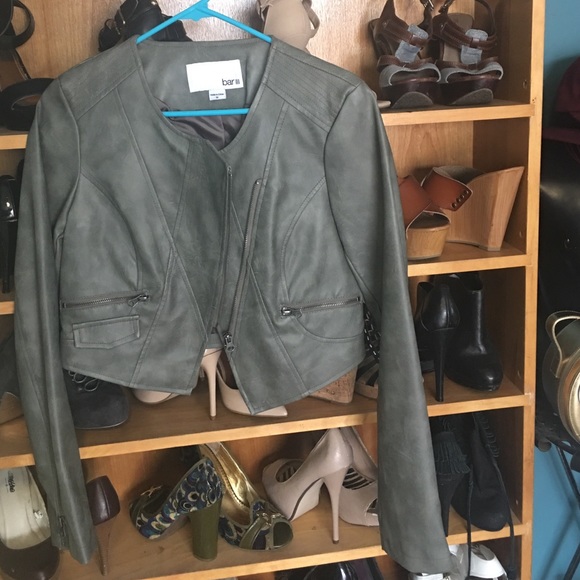 Structural grey jacket.