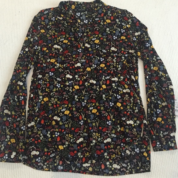 Zara Floral Blouse