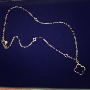 Silver Alhambra-Inspired Necklace