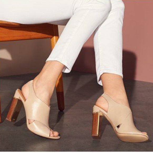Calvin Klein Shoes - Calvin Klein Karel Nude & Gold NWOB