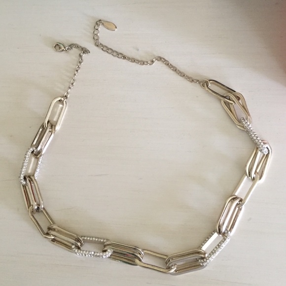 Nordstrom Gold Chain and Crystal Necklace