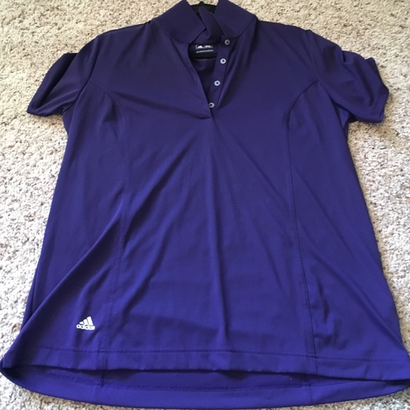 Adidas Golf Shirt-Purple