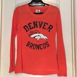 PINK Denver Broncos long-sleeve tee
