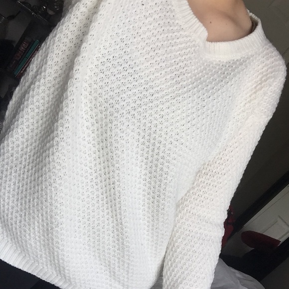 Chunky Cream Colored Sweater