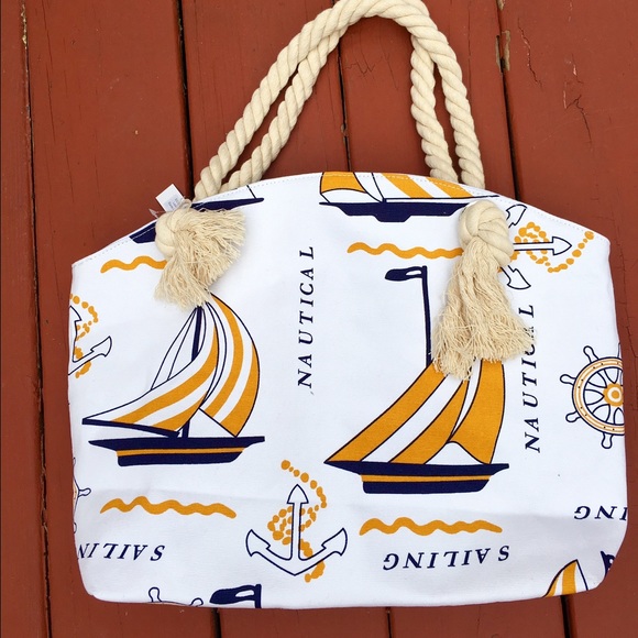 Handbags - Nautical Beach Bag