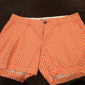 Orange Polka dot Old Navy size 6 shorts