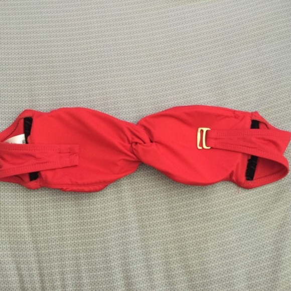 Ruby Red Bandeau Bikini - Picture 2 of 2