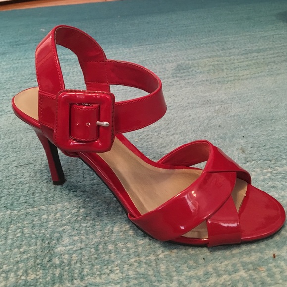 Red Patent Leather Heels