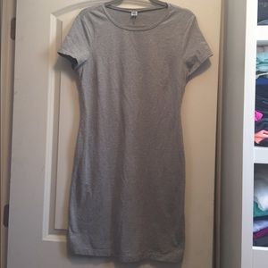 Old navy gray short sleeve t-shirt dress