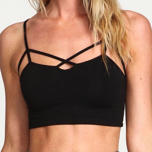 NWT Strappy Bralette Size Small - Picture 2 of 3