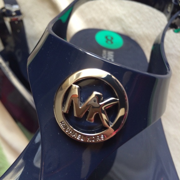 Michael Kors blue sandals! - Picture 2 of 4