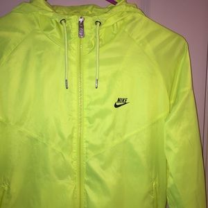 neon nike windbreaker