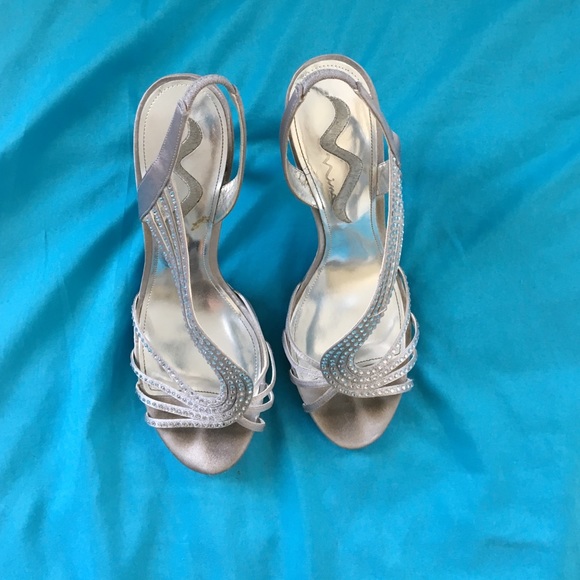 Silver Formal Shoes
