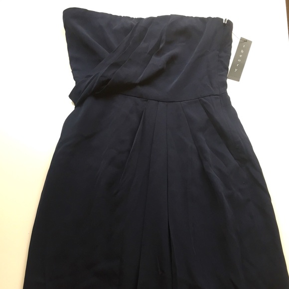 Theory Silk Strapless Jalena Dress