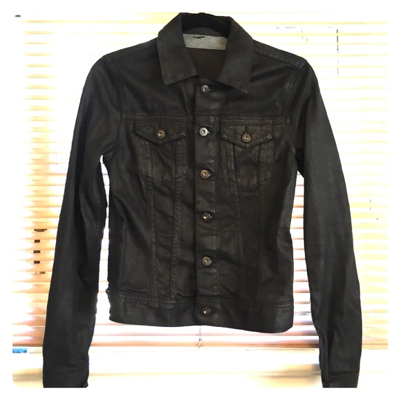 ag black denim jacket